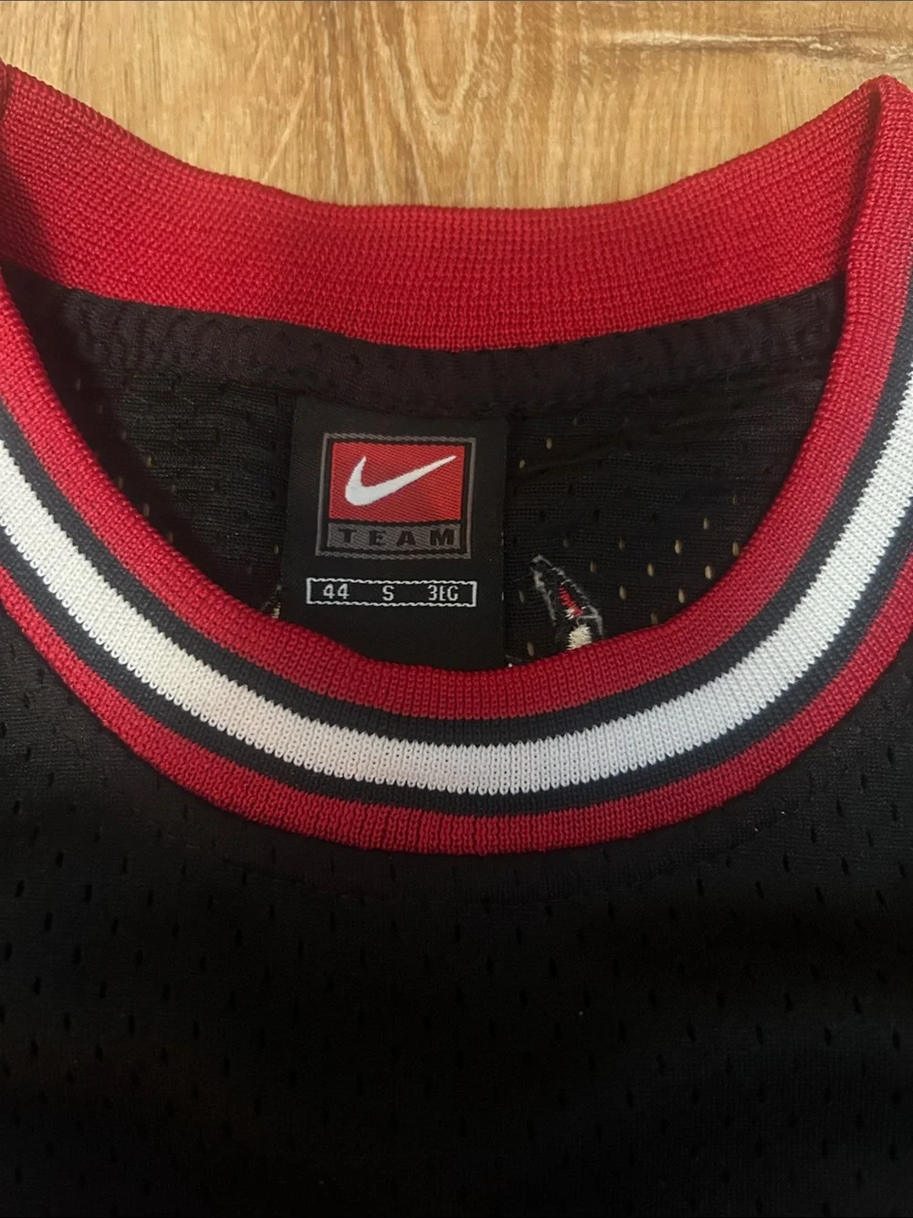 Nike Chicago Basketball Jersey in Black and Red